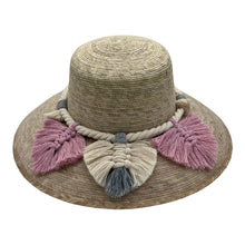 Load image into Gallery viewer, Garden Palm Hat - Leaves Macrame Band