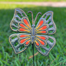 Load image into Gallery viewer, Haitian Butterfly Garden Stake