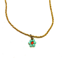 Load image into Gallery viewer, Ceramic Daisy Necklace