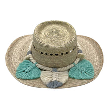 Load image into Gallery viewer, Espanol Palm Hat - Leaves Band