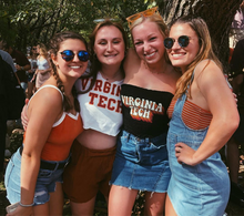 Load image into Gallery viewer, Virginia Tech Retro Tube Top