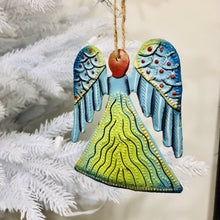 Load image into Gallery viewer, Painted Steel Angel Ornament