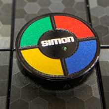 Load image into Gallery viewer, Simon - Custom Printed 2x2 Round Tile made using LEGO part