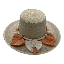 Load image into Gallery viewer, Naples Palm Hat - Leaves Macrame Band