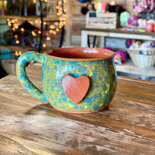 Load image into Gallery viewer, Calliope Heart Mug - Meadow Green