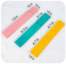 Load image into Gallery viewer, **Pre-order (Ships in 2-3 Weeks)**64 PCS STAINED Large Wooden Rainbow Building Slats with Storage Tray