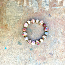 Load image into Gallery viewer, Haitian Signature Bracelet- Pastels with Cereal Box Beads