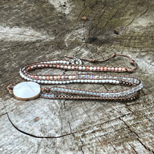 Load image into Gallery viewer, White Turquoise "Soothe Your Nerves" Bracelet