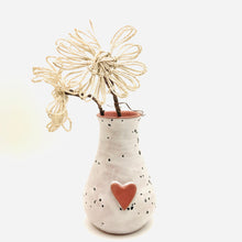 Load image into Gallery viewer, Calliope Heart Vase - Dalmation with Heart