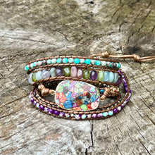 Load image into Gallery viewer, Imperial Jasper Supreme Positivity 5x Wrap Bracelet