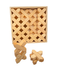 Load image into Gallery viewer, **Pre-order (Ships in 2-3 Weeks)**32 Pcs X-shape Blocks Set with Storage Tray