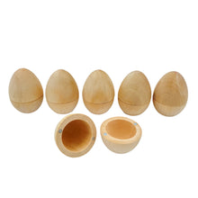 Load image into Gallery viewer, 6 Pcs Magnetic Natural Wooden Eggs
