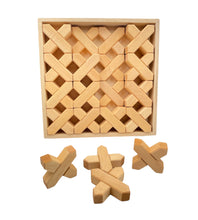 Load image into Gallery viewer, **Pre-order (Ships in 2-3 Weeks)**32 Pcs X-shape Blocks Set with Storage Tray