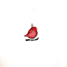 Load image into Gallery viewer, Fat Red Bird Ornament