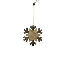 Load image into Gallery viewer, Glitter Snowflake Ornament