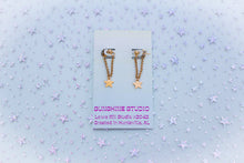 Load image into Gallery viewer, Eyes Full of Stars Titanium Chain Earrings