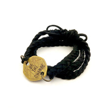 Load image into Gallery viewer, "Be the Change" Wrap Bracelet