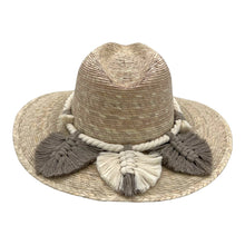 Load image into Gallery viewer, Indiana Palm Hat - Leaves Macrame Band