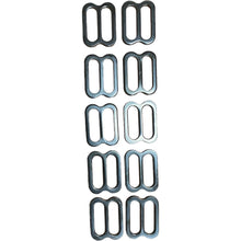 Load image into Gallery viewer, 1" Dull Black Resin Stamped Steel Slide 20 PACK | SLIDE1BLK3100