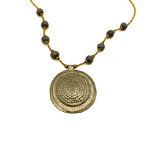 Load image into Gallery viewer, Steel Drum Medallion Necklace
