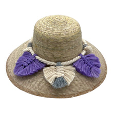 Load image into Gallery viewer, Garden Palm Hat - Leaves Macrame Band