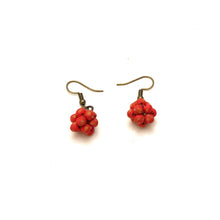Load image into Gallery viewer, Micro-bead Ceramic Popcorn Earrings