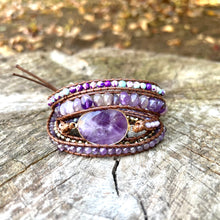 Load image into Gallery viewer, Immense Calm &amp; Nurturing Amethyst Bracelet