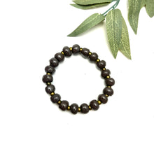 Load image into Gallery viewer, Simple Ceramic Bracelet- Rich Charcoal