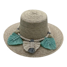 Load image into Gallery viewer, Naples Palm Hat - Leaves Macrame Band