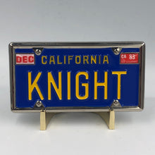 Load image into Gallery viewer, KK-017 Knight Rider KITT License Plate Challenge Coin Medallion