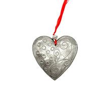 Load image into Gallery viewer, Steel Heart Ornament