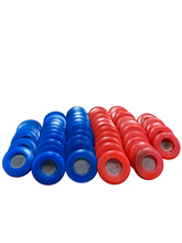 Load image into Gallery viewer, 25 Red &amp; 25 Blue Poly Seal With Filter Gladhand 50 PACK | 10017RBF