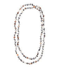 Load image into Gallery viewer, Immeasurable Jasper Black and White Wrap Necklace