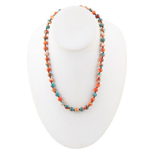 Load image into Gallery viewer, Immeasurable Multicolor Ocean Jade Golden Wrap Necklace