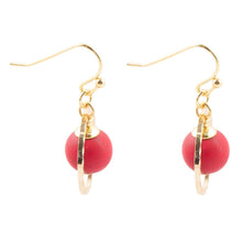 Load image into Gallery viewer, In The Loop Red Magnesite Earrings