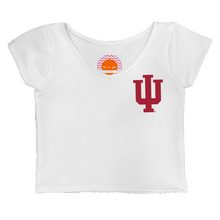 Load image into Gallery viewer, Indiana Hoosiers White Babydoll Tee