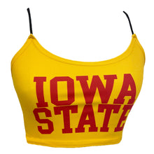 Load image into Gallery viewer, Iowa State Yellow Spaghetti Tank