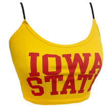 Load image into Gallery viewer, Iowa State Yellow Spaghetti Tank