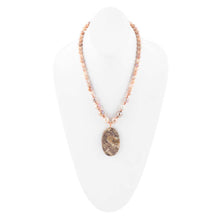 Load image into Gallery viewer, Jasper Slab in Pink Necklace
