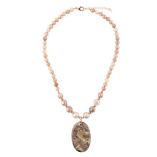 Load image into Gallery viewer, Jasper Slab in Pink Necklace