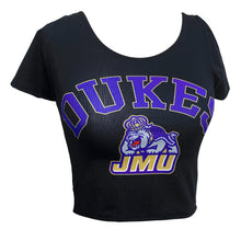 Load image into Gallery viewer, JMU Black Babydoll Tee