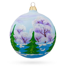Load image into Gallery viewer, Reindeer Carrying Bag of Gifts Glass Ball Christmas Ornament 4 Inches