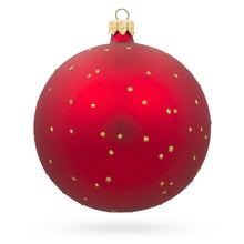 Load image into Gallery viewer, Santa Filling Stockings by a Cozy Fireplace Glass Ball Christmas Ornament 4 Inches