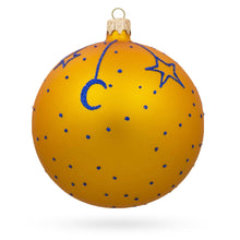 Load image into Gallery viewer, Boy with Candy Cane Glass Ball Baby's First Christmas Ornament 4 Inches
