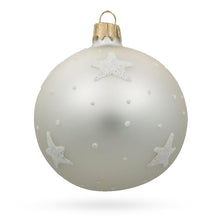 Load image into Gallery viewer, Snowman with Christmas Tree and Gifts Glass Ball Ornament 3.25 Inches