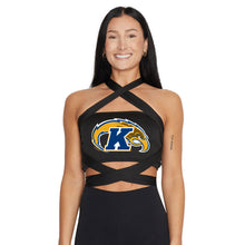 Load image into Gallery viewer, Kent State Black Multi Way Bandeau Top