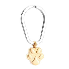 Load image into Gallery viewer, Pet Paw Shaped Cremation Urn Keychain