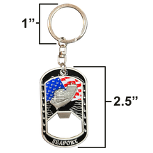 Load image into Gallery viewer, GL9-008 CBP Officer OFO Seaport A-TCET Trade Cruise Ship Passenger Challenge Coin Keychain Bottle Opener