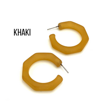 Load image into Gallery viewer, Kay Octagon Hoop Earrings