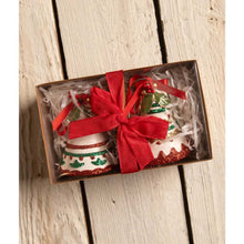Load image into Gallery viewer, Kitschmas Fun Set/2 Bell Ornaments by Bethany Lowe Designs